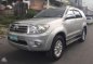 Toyota Fortuner 2007 G Gas Silver For Sale -0