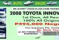 Good as new Toyota Innova 2008 For Sale-0