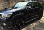 2015 Toyota Fortuner 2.5V 4x2 AT Black For Sale -1