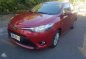 2015 Toyota Vios 1.3 E AT Red Sedan For Sale -1