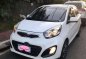 2012 Kia Picanto 1.2 MT White Hatchback For Sale -1