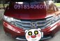 Honda City 2013 Manual Red Sedan For Sale -0