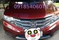 Honda City 2013 Manual Red Sedan For Sale -0