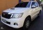 2015 Toyota Hilux E VNT turbo 4x2 MT White For Sale -1