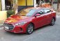 Hyundai Elantra 2017 Red Sedan For Sale -1