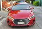 Hyundai Elantra 2017 Red Sedan For Sale -0