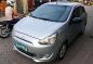 Mitsubishi Mirage GLX 2014 Silver HB For Sale -0