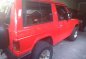 Mitsubishi Pajero 3 door Gen 1 Red For Sale -4