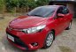2016 Toyota Vios E variant Automatic Red For Sale -1