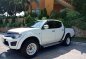 Mitsubishi Strada GLX V White Pickup For Sale -1