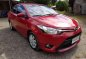 2016 Toyota Vios E variant Automatic Red For Sale -0