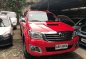 Very Fresh Toyota Hilux G Red 2014 For Sale -0