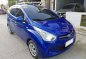 Hyundai Eon Glx 2016 Manual Blue HB For Sale -1