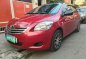 2010 Toyota Vios 1.3 J  Manual Red For Sale -1