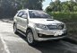 Toyota Fortuner 4x2 2013 Silver SUV For Sale -0