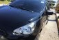 Mitsbishi Mirage 2013 Hatchback Black For Sale -3