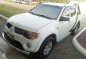 Mitsubishi Strada GLX 2008 White Pickup For Sale -0