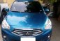 FOR SALE MITSUBISHI Mirage G4 GLS 2015 Automatic Medium Blue Mica-0