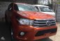 2016 Toyota Hilux 4x2 Orange AT Diesel for sale-0