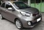 Kia Picanto EX 2015 AT gray for sale-0