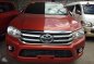 2016 Toyota Hilux 24G 4x2 automatic ORANGE FOR SALE-0