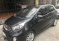 2015 Kia Picanto EX 1.2AT Black For Sale -3