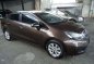 2013 Kia Rio Sedan Automatic Brown For Sale -1