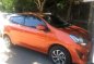 2017 Toyota Wigo 1.0 G NEW LOOK Orange Automatic Transmission-1