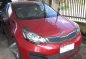 Kia-Rio 2016 matic red Sedan For Sale -0