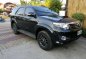 2015 toyota fortuner V AT black for sale -0