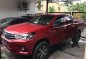 2017 TOYOTA Hilux 24 E 4x2 Manual Red Color FOR SALE-0