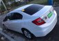 Honda Civic 2012 White Top of the Line For Sale -6