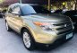 2013 Ford Explorer 4x4 Green SUV For Sale -0