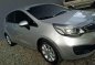 2012 Kia Rio EX MT Silver Sedan For Sale -1