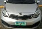 2012 Kia Rio EX MT Silver Sedan For Sale -2