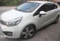 KIa Rio Push Start AT 2013 White For Sale -11