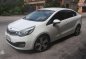 KIa Rio Push Start AT 2013 White For Sale -0