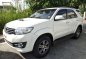 2016 Toyota Fortuner 4x2 Automatic P. White-5