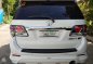 2015 Toyota Fortuner 4x2 G manual WHITE trd-8