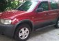 Ford Escape 2004 XLT Automatic Red For Sale -0