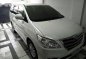 Toyota Innova V 2014 Captain Leather Seat Pearl White vs Fortuner MUX-1