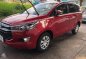 2017 Toyota Innova 2.8 E Diesel Manual Red for sale -2