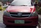 Toyota Innova J 2007 Red Top of the Line For Sale -0