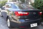 Kia Rio EX MT 2012 Sedan Gray For Sale -5