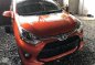 2017 Toyota Wigo 1.0 G Automatic Newlook Orange-0