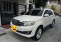 Toyota Fortuner G 2012 AT White For Sale -0