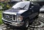 Ford E-150 2013 Blue Van Top of the Line For Sale -0