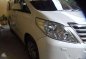 2013 Toyota Alphard White Top of the Line For Sale -1