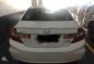 2015 Honda Civic Automatic White For Sale -1