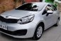 2015 Kia Rio EX 1.2 M-T Silver Sedan For Sale -0